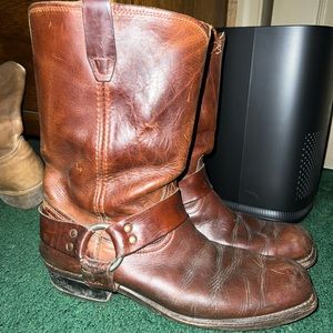 Brown Biker Boots